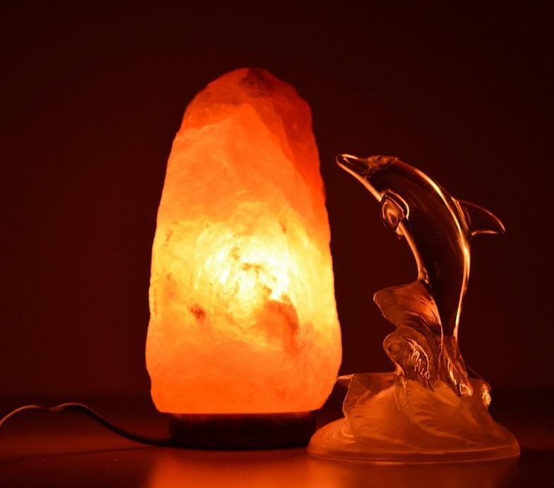 2 3kg Himalayan Salt Lamp Timber Base The Salt Lamp Shop NZ