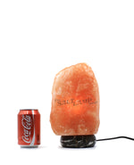 5-7kg Himalayan Salt Lamp (Black and Gold Marble Base)